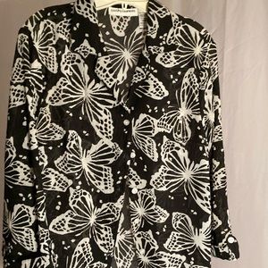 Butterfly print top small